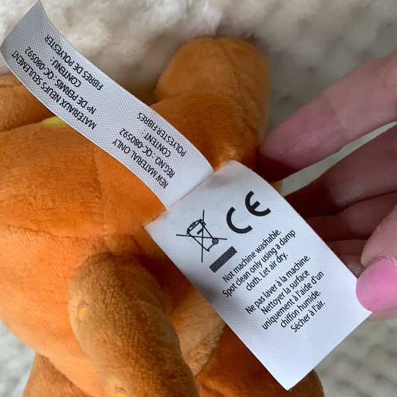 Tiger Head Toys Crackin Eggs Plush Orange Dino with Working Sound Stuffed Animal - Picture 8 of 10